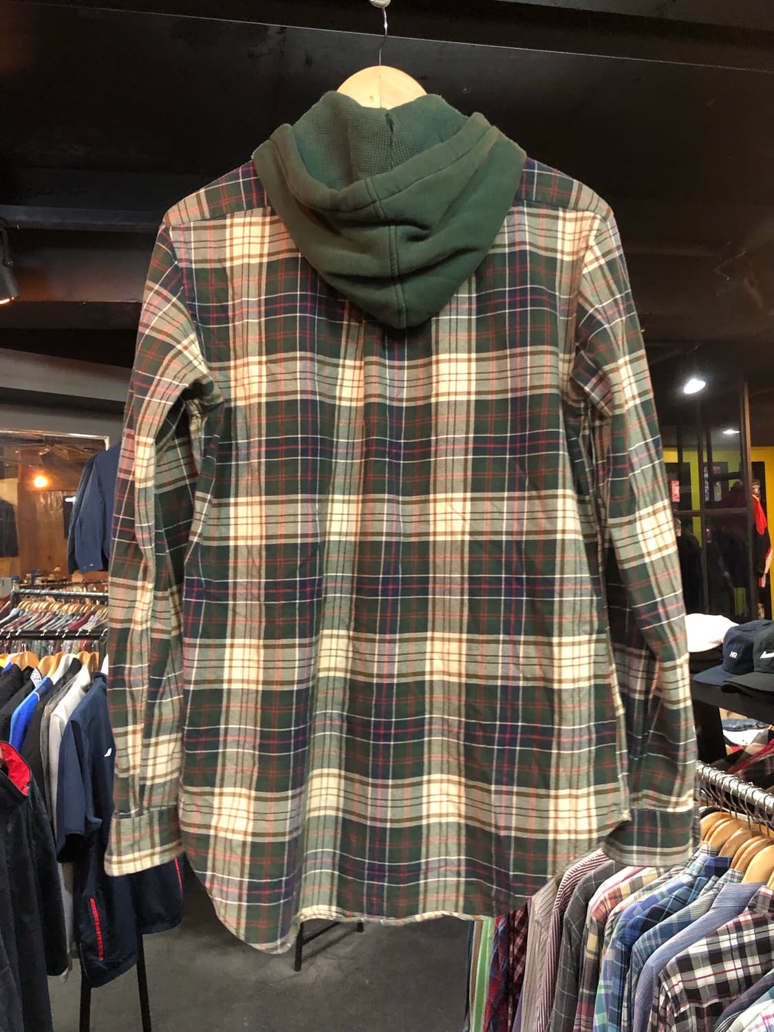 폴로 랄프로렌 후드 체크 셔츠 상품이미지2