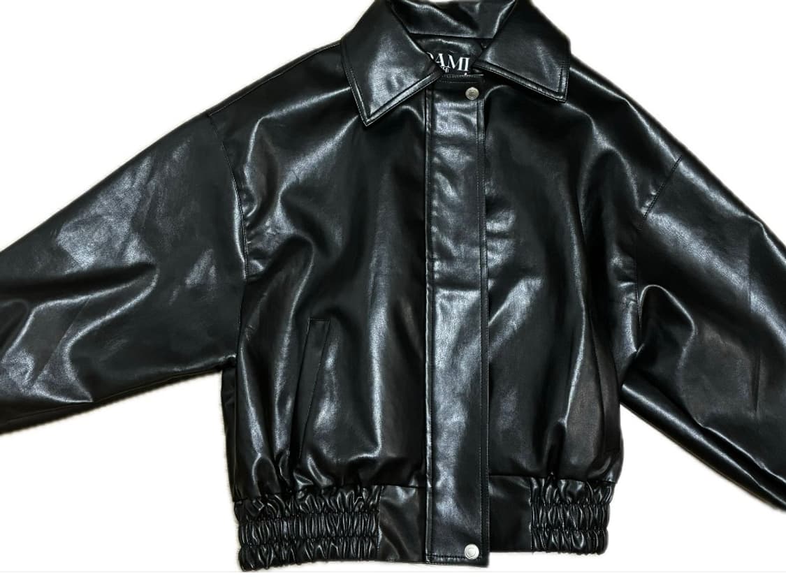 다미쉬 비건 레더 자켓 상품이미지1