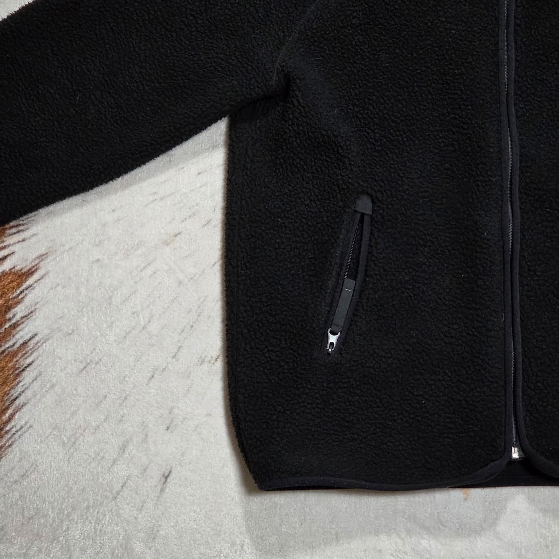 카파 블랙 원포켓 후리스 집업 상품이미지3