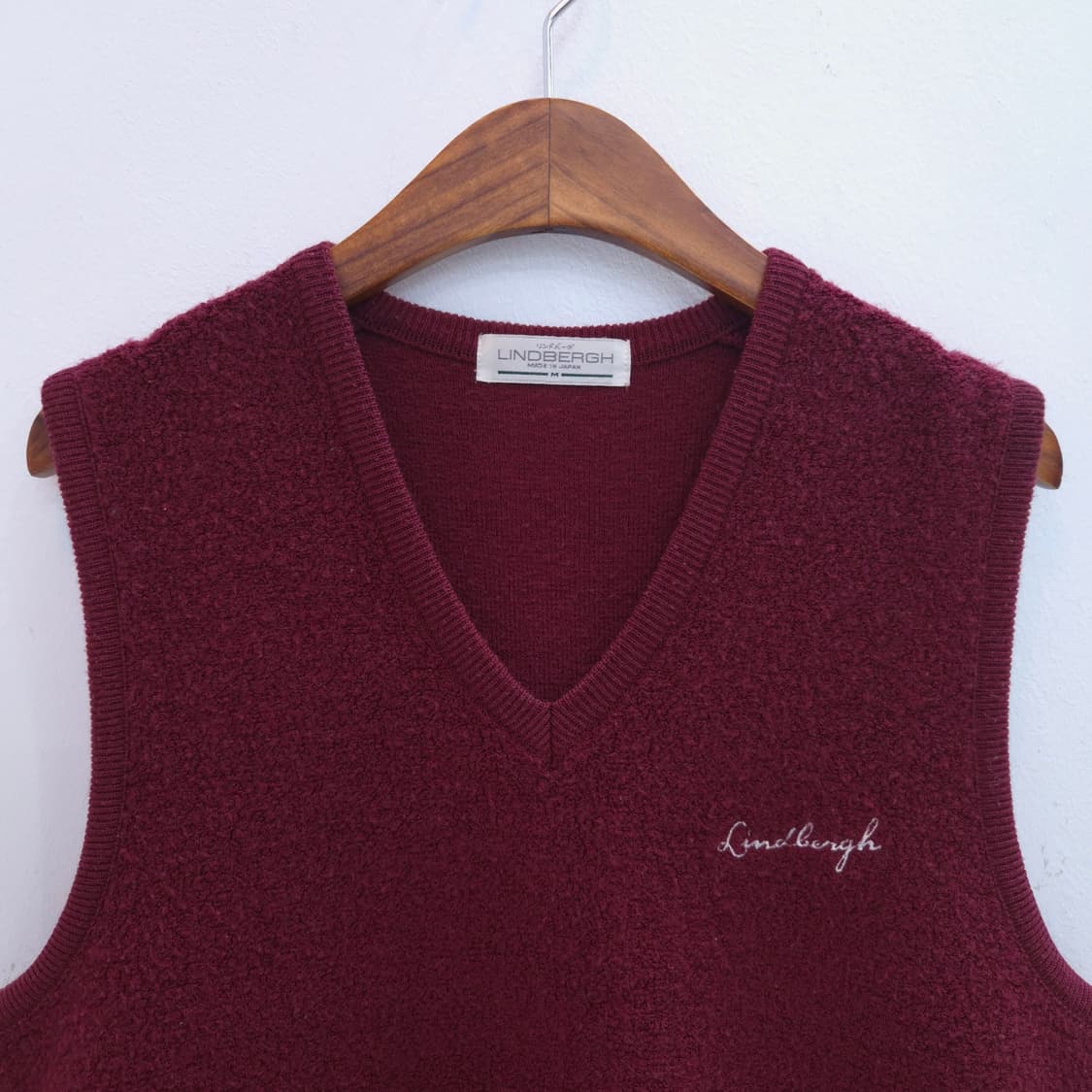 LIND BERGH 울혼방 부클 니트 베스트 상품이미지2