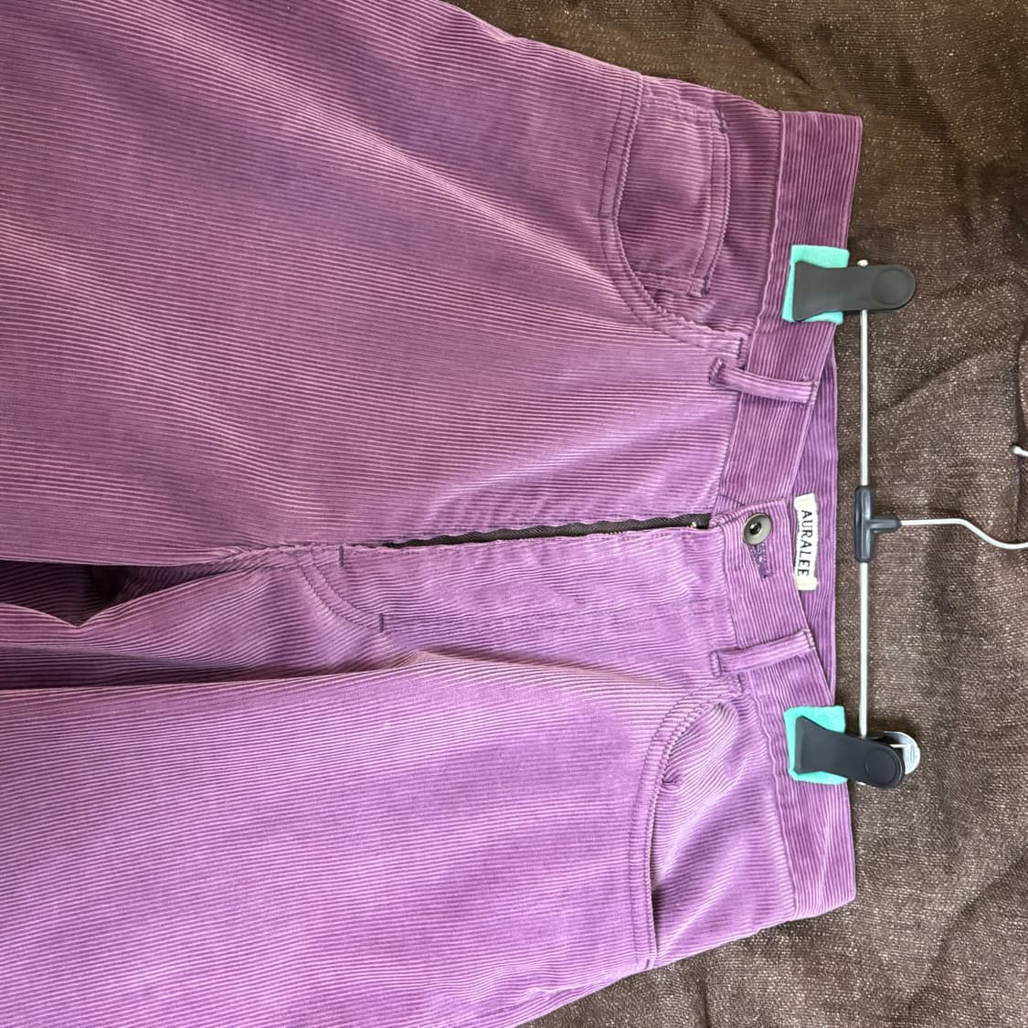 오라리 코듀로이 팬츠 퍼플 3 상품이미지5