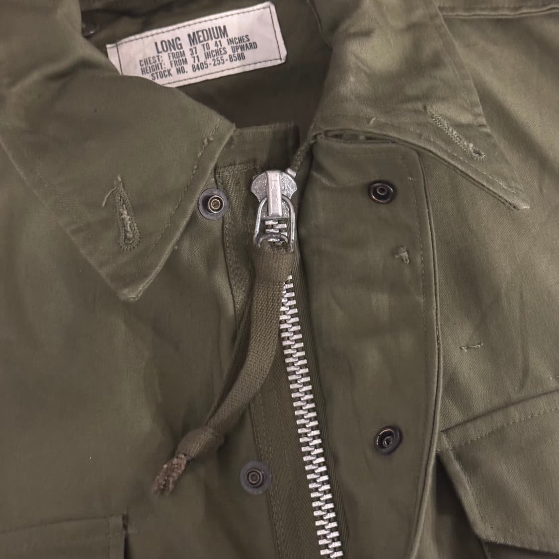 미군 오리지날 M-65 피쉬테일 개파카 M 상품이미지6