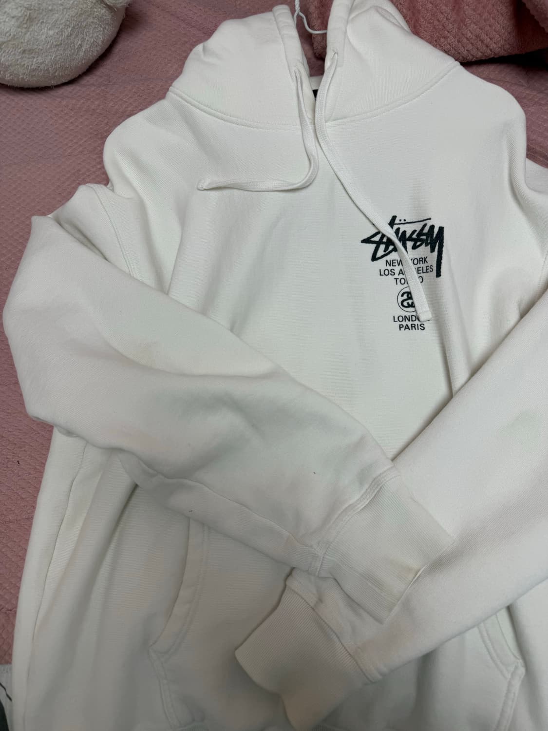 스투시 월드투어 후드티 미디움 상품이미지3