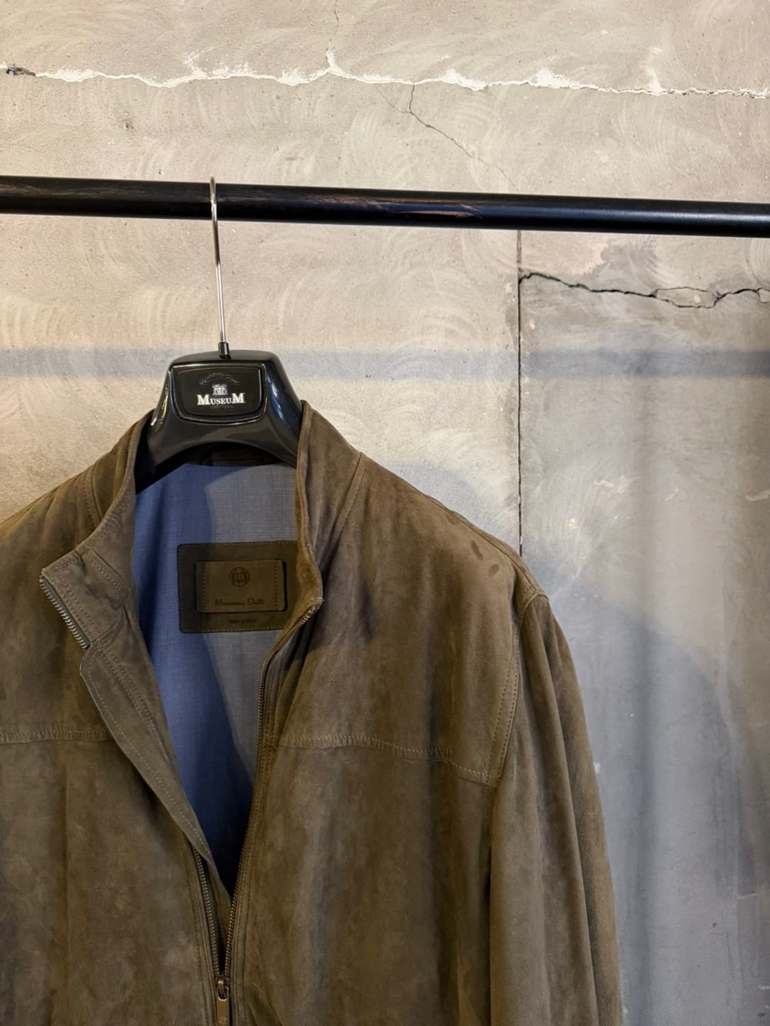 마시모두티 스웨이드 싱글 레더 자켓 105 상품이미지4