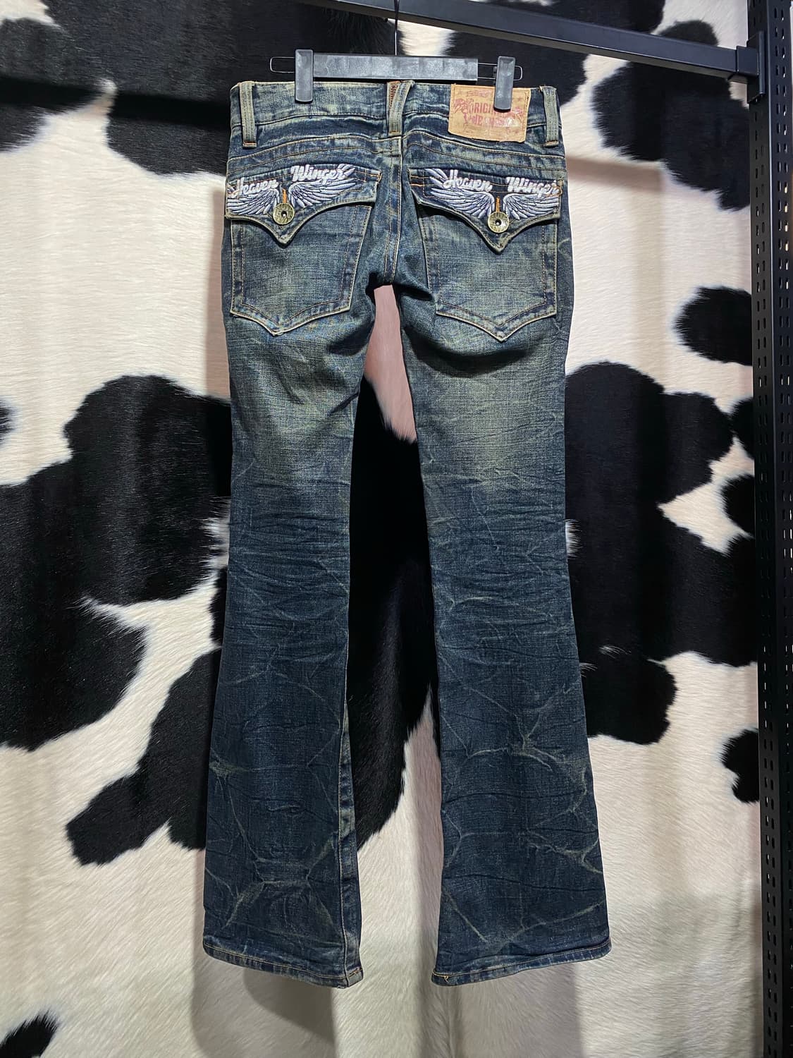 Japanese vtg 백포켓 날개 디테일 로우라이즈 부츠컷 상품이미지9