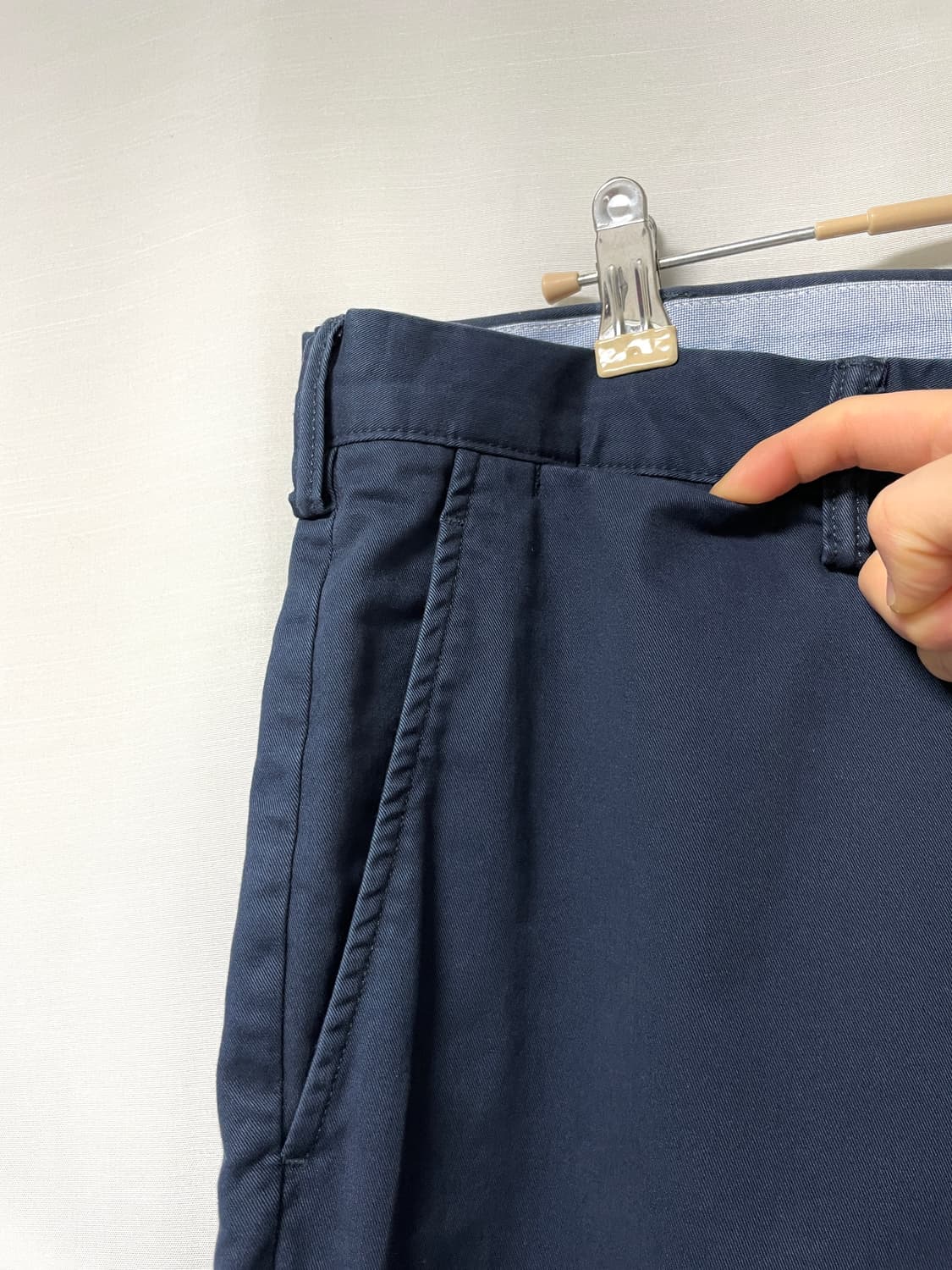 폴로 남성 스트레치 워시드 코튼 치노팬츠 면바지 36 _ 네이비 상품이미지3