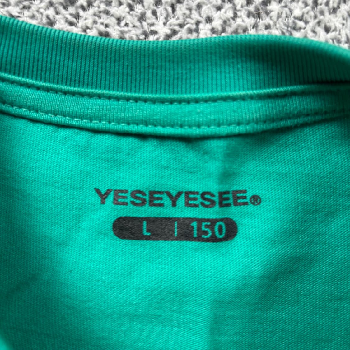 예스아이씨 빅로고 민트 티셔츠 상품이미지4
