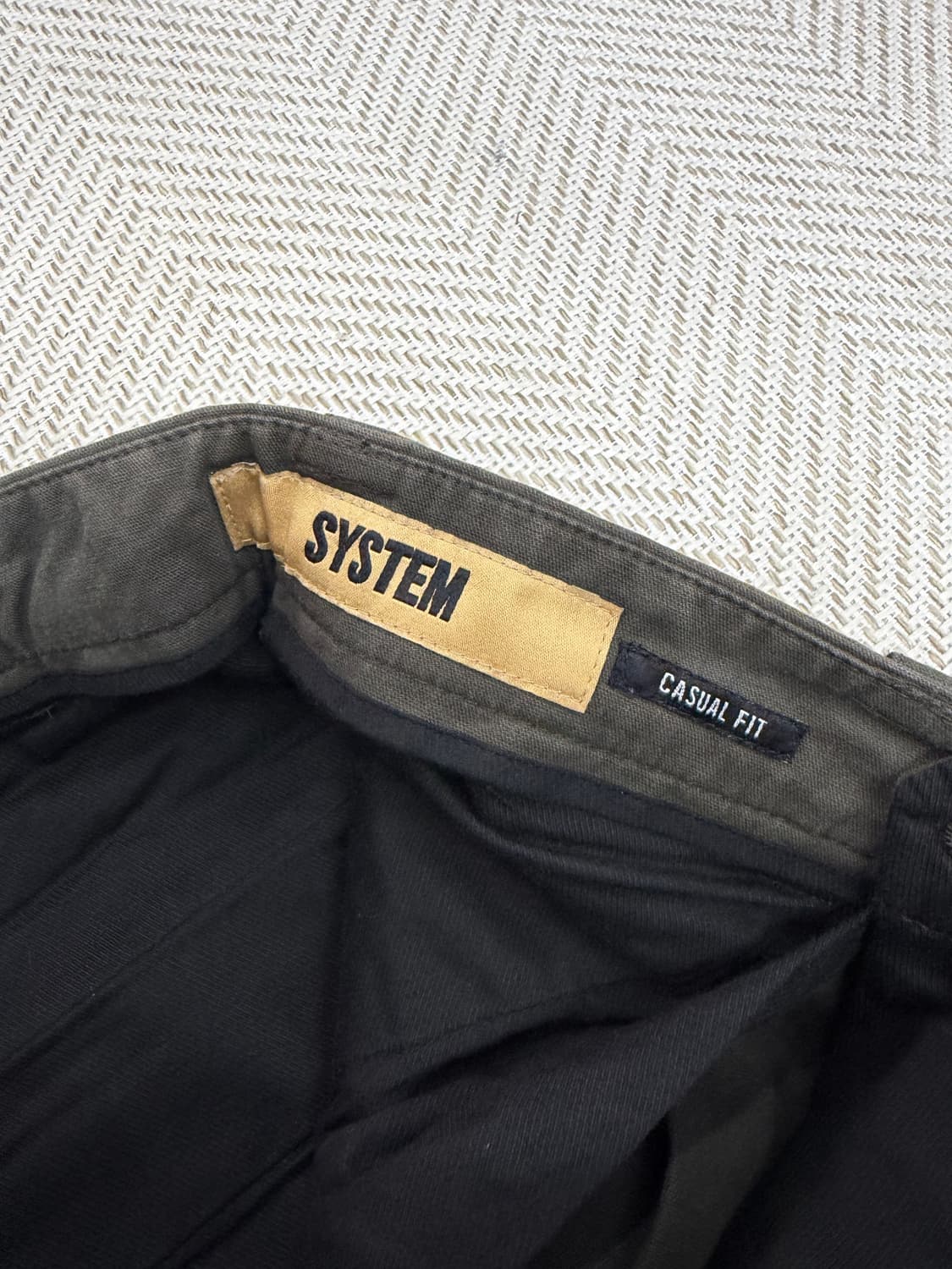 정품) 시스템옴므 21ss 카키 카고팬츠 82(32) 상품이미지7