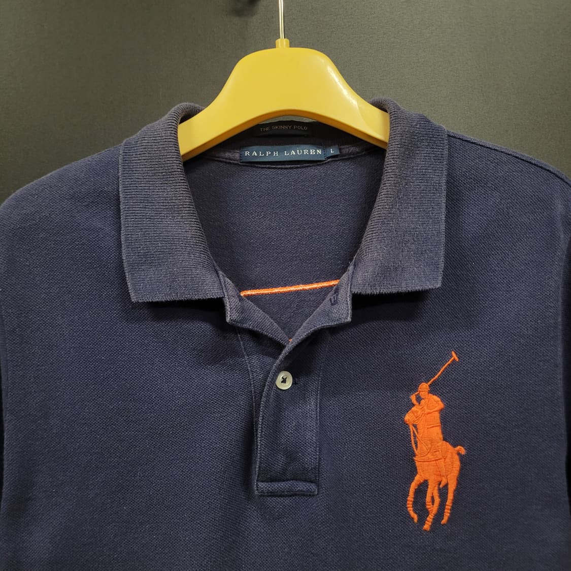 Ralph Lauren 랄프로렌 빈티지 빅포니 자수로고 스키니핏 셔츠  상품이미지2