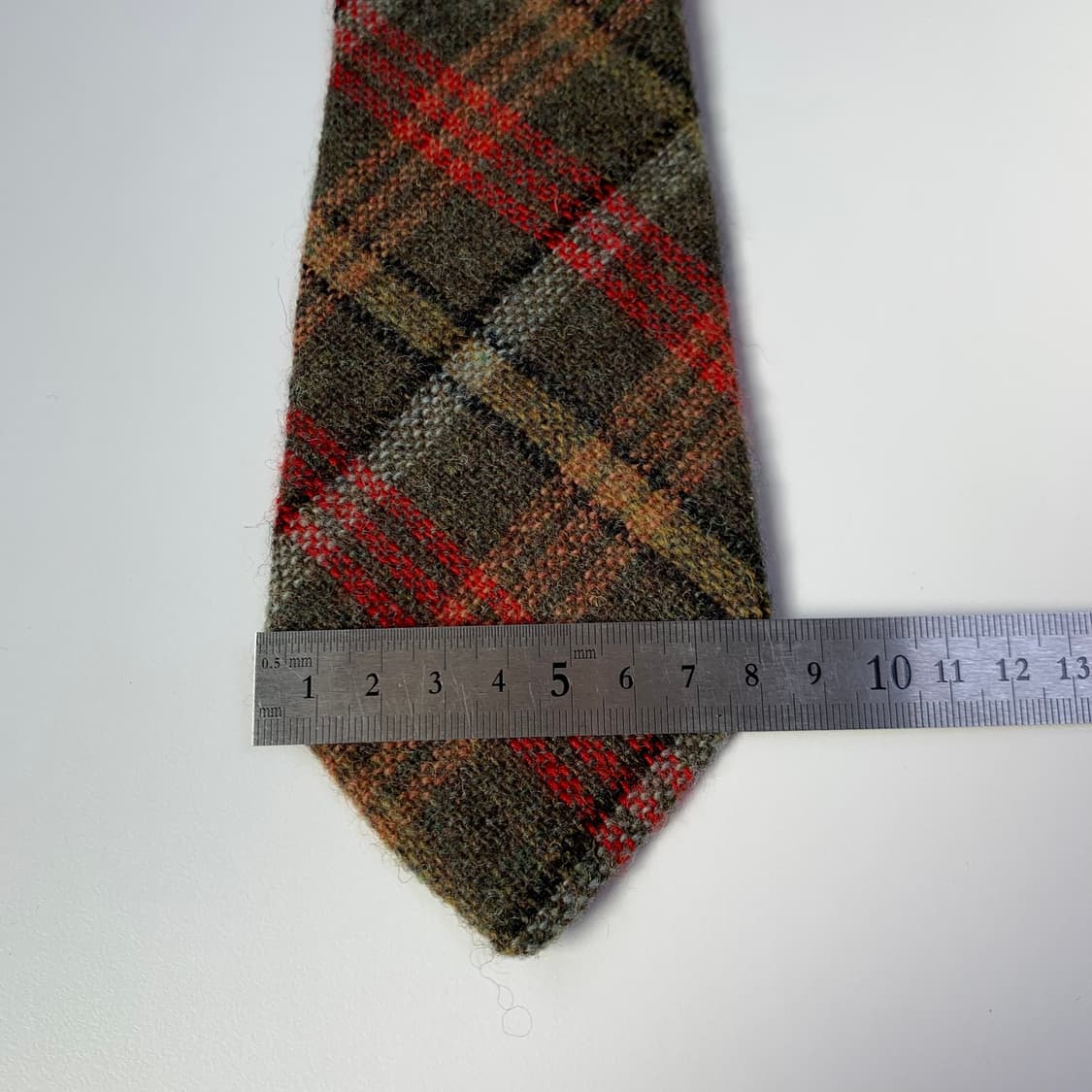 폴스튜어트 체크디자인 100울 명품넥타이 A등급 상품이미지9