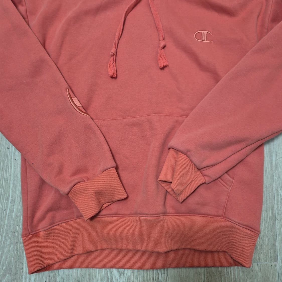 챔피온 어센틱 로고 남성 기모 후드티 상품이미지3