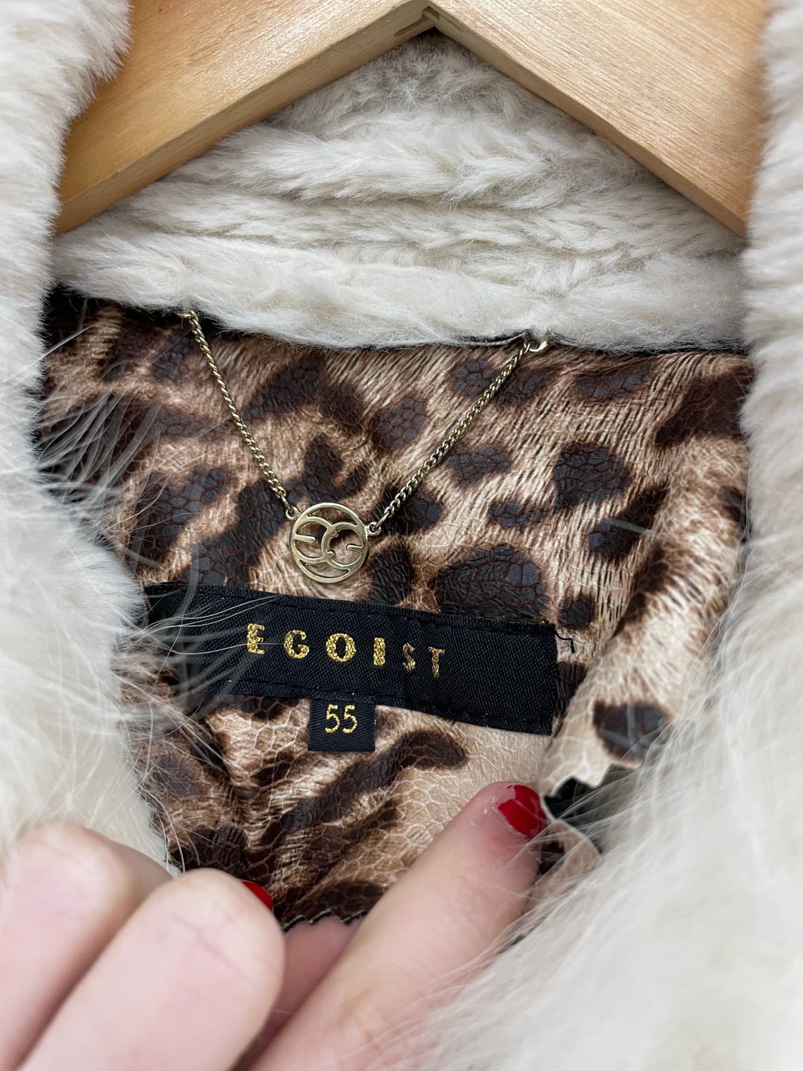 EGOIST Y2K 갸루 호피 후드 자켓 상품이미지8