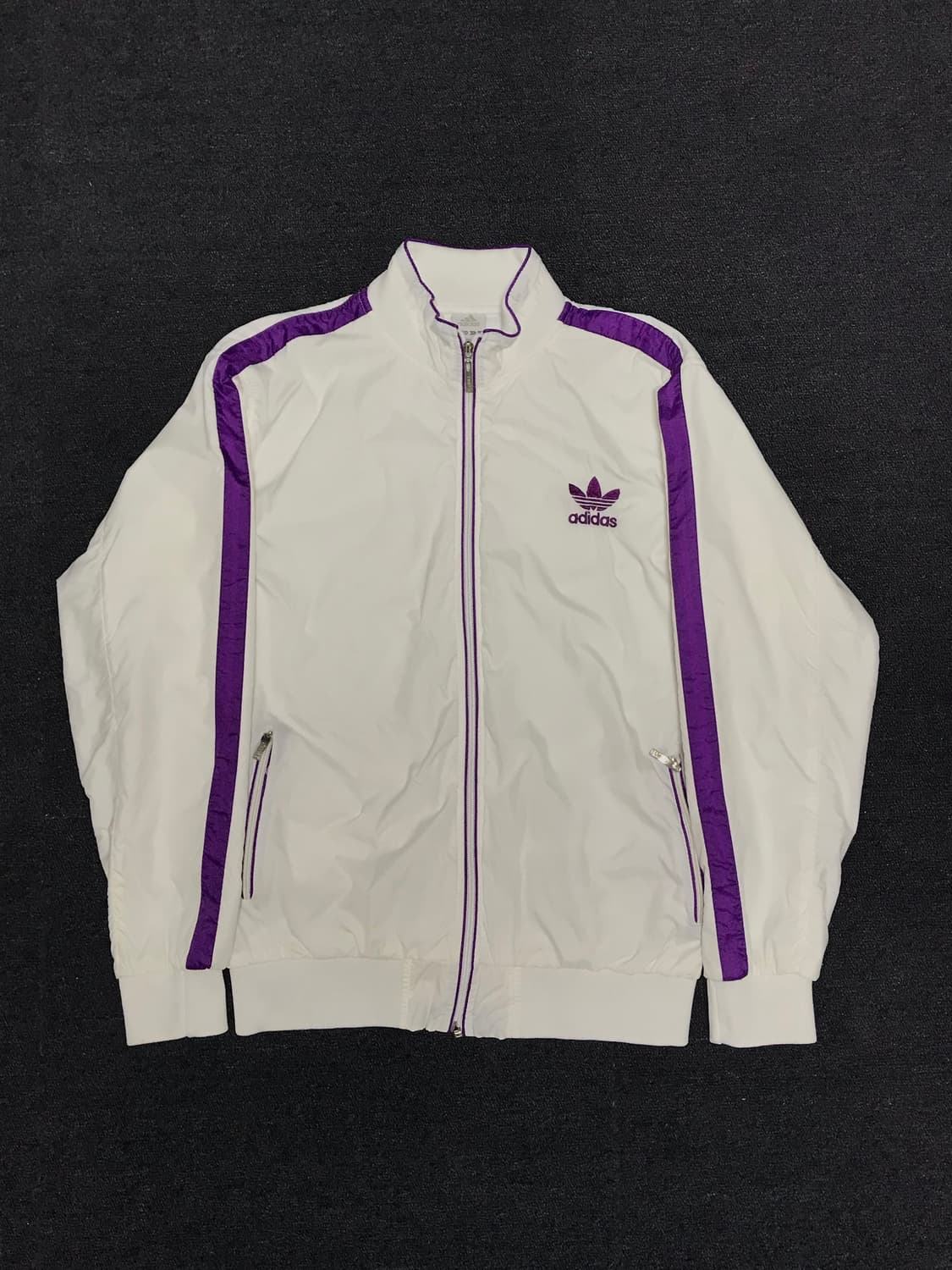 아디다스 빈티지 올드스쿨 초희귀 대장급 자켓 집업 보라 퍼플 상품이미지1