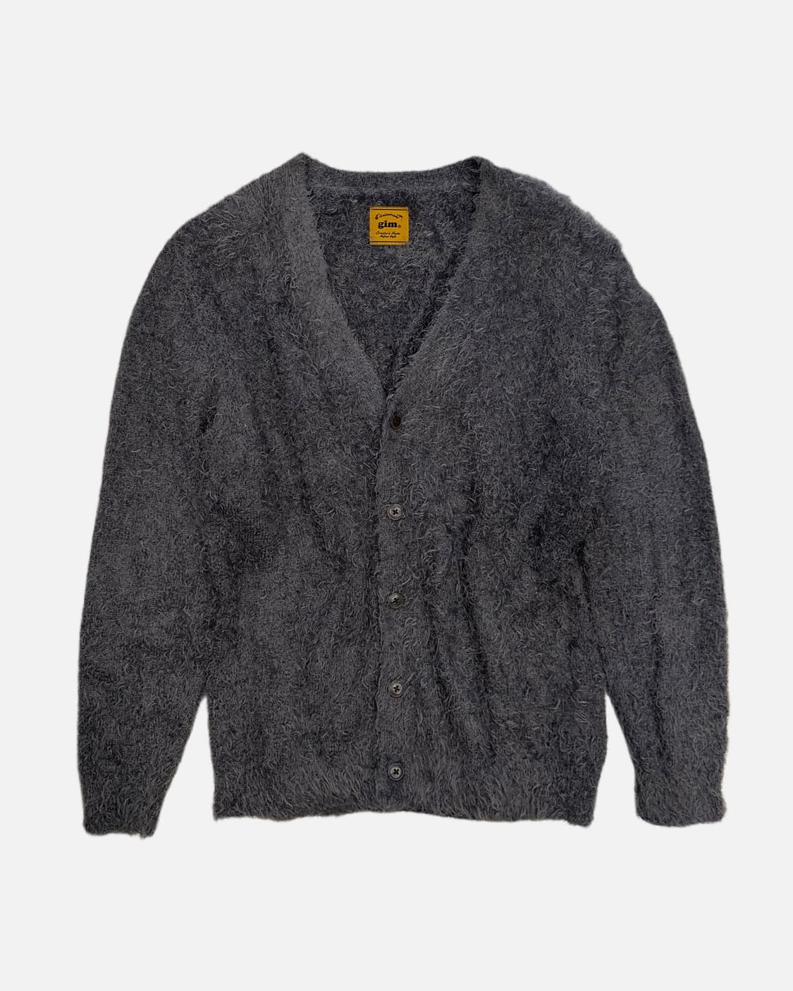 grunge hairy knit cardigan 상품이미지1