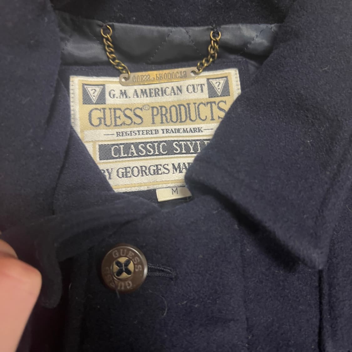 게스 울 90% 후드 자켓 상품이미지5