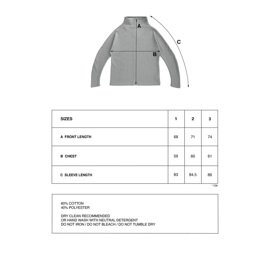 지초이 24-001 WAFFLE LONG SLEEVE (DOVE) 상품이미지4