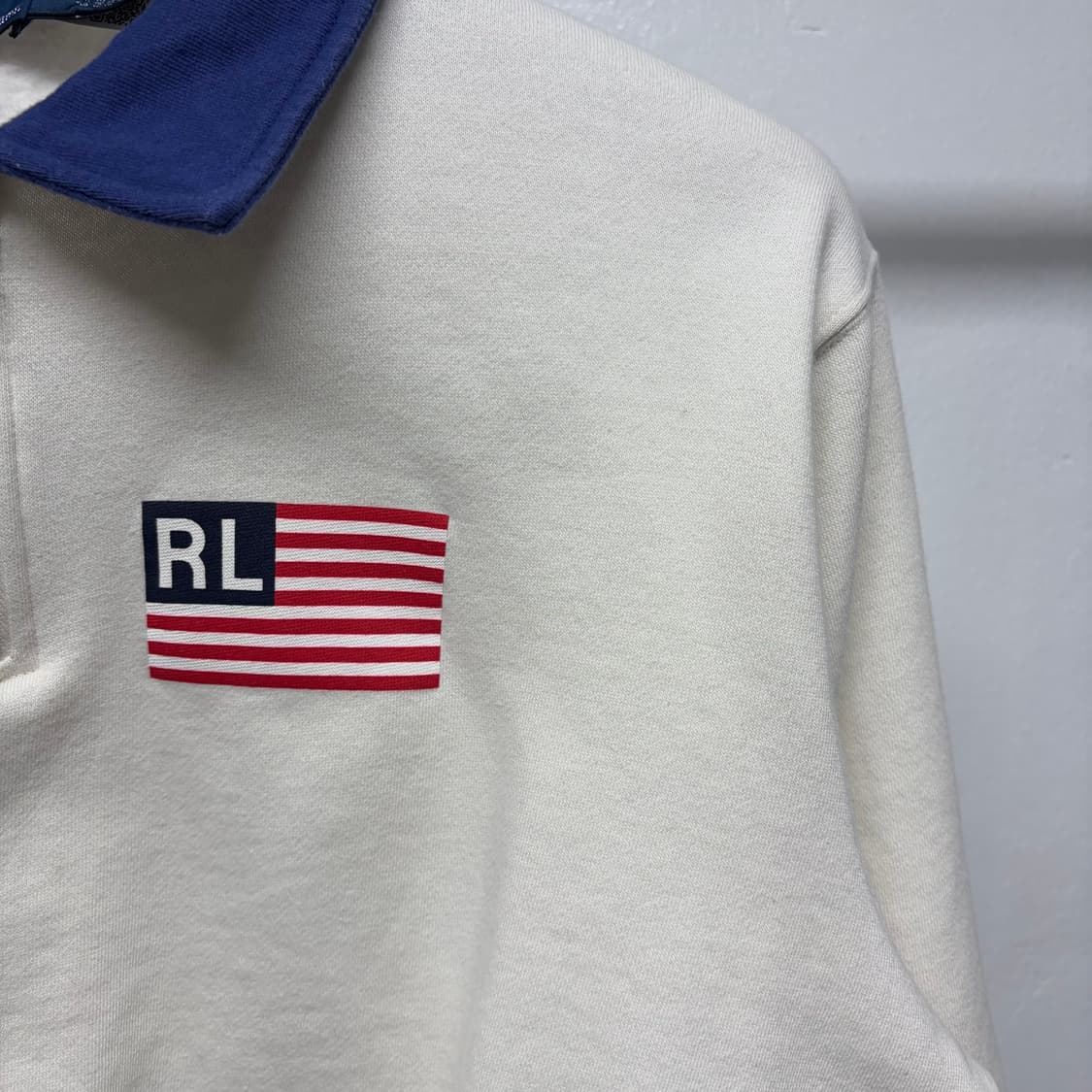 폴로 랄프로렌 로고 플래그 플리스 하프 지퍼 풀오버 상품이미지4