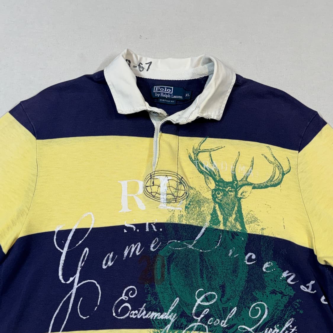 XL) 폴로 랄프로렌 럭비티 반팔 카라티 상품이미지3