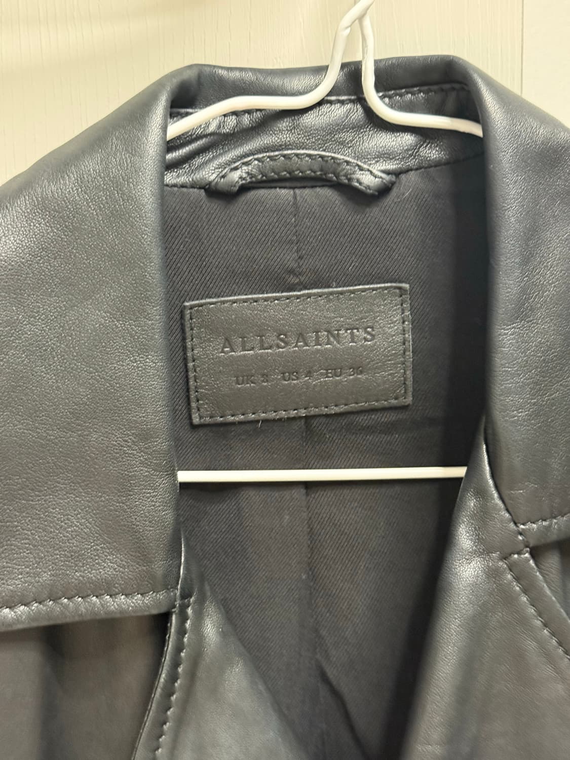 올세인츠 레더 자켓 (램스킨) 상품이미지3