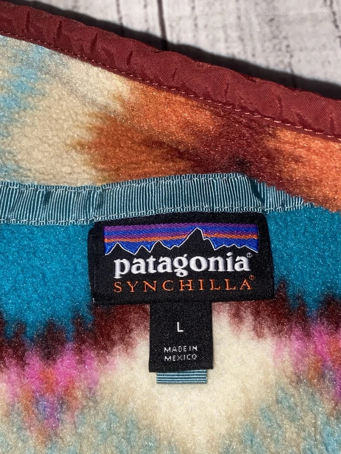 00s 파타고니아 신칠라 스냅-T 아즈텍 패턴 멕시코 상품이미지4