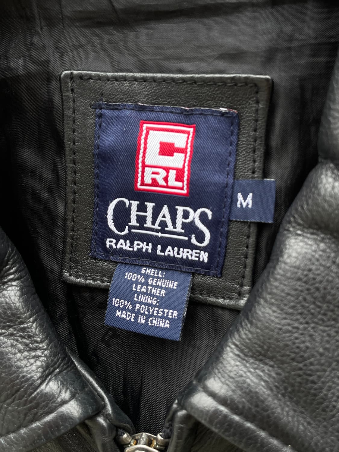 90s Chaps Ralph Lauren Leather Car Coat 상품이미지5