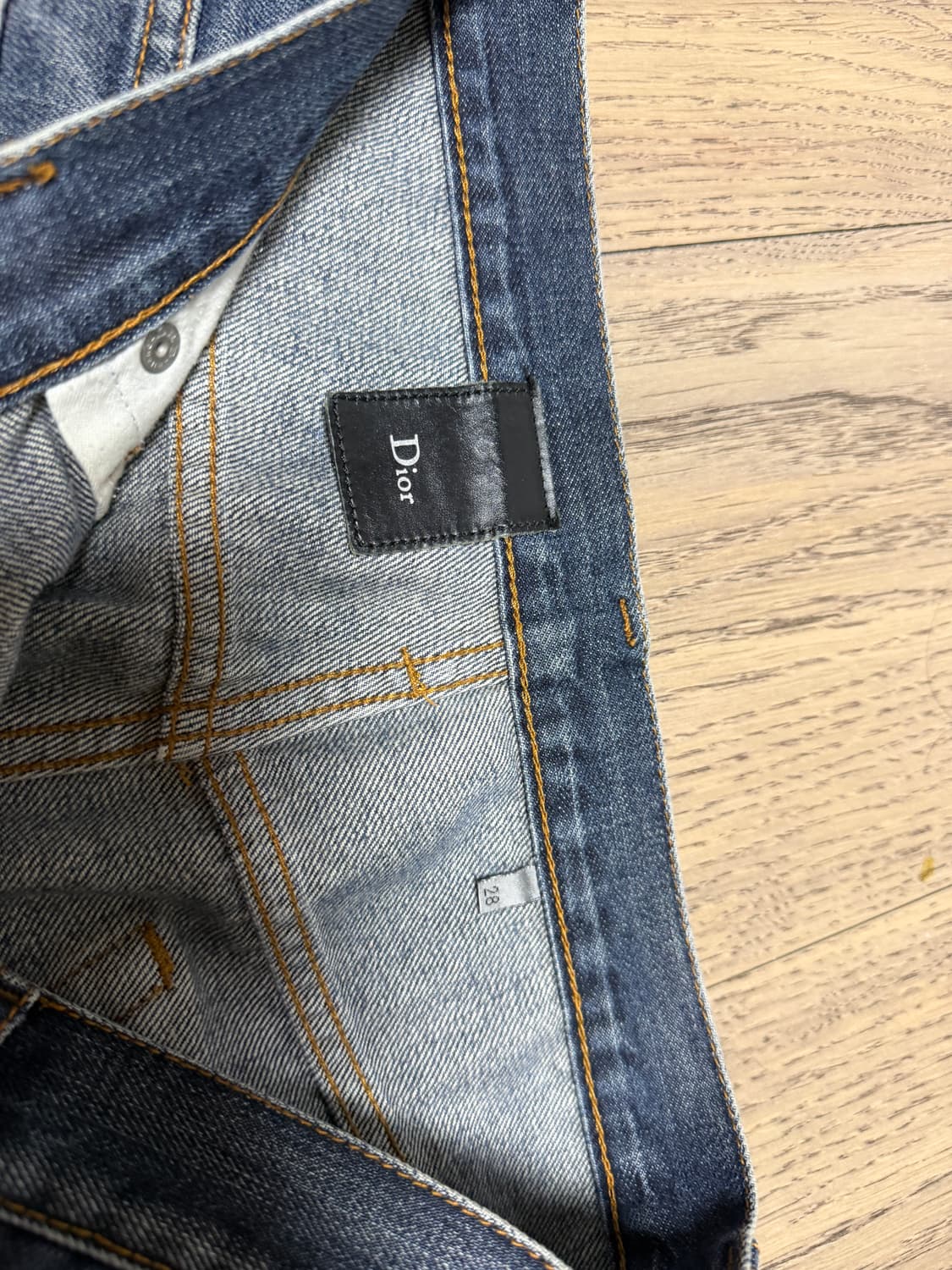 Dior Homme 07AW Indigo Raw Denim 수선품 28 상품이미지3