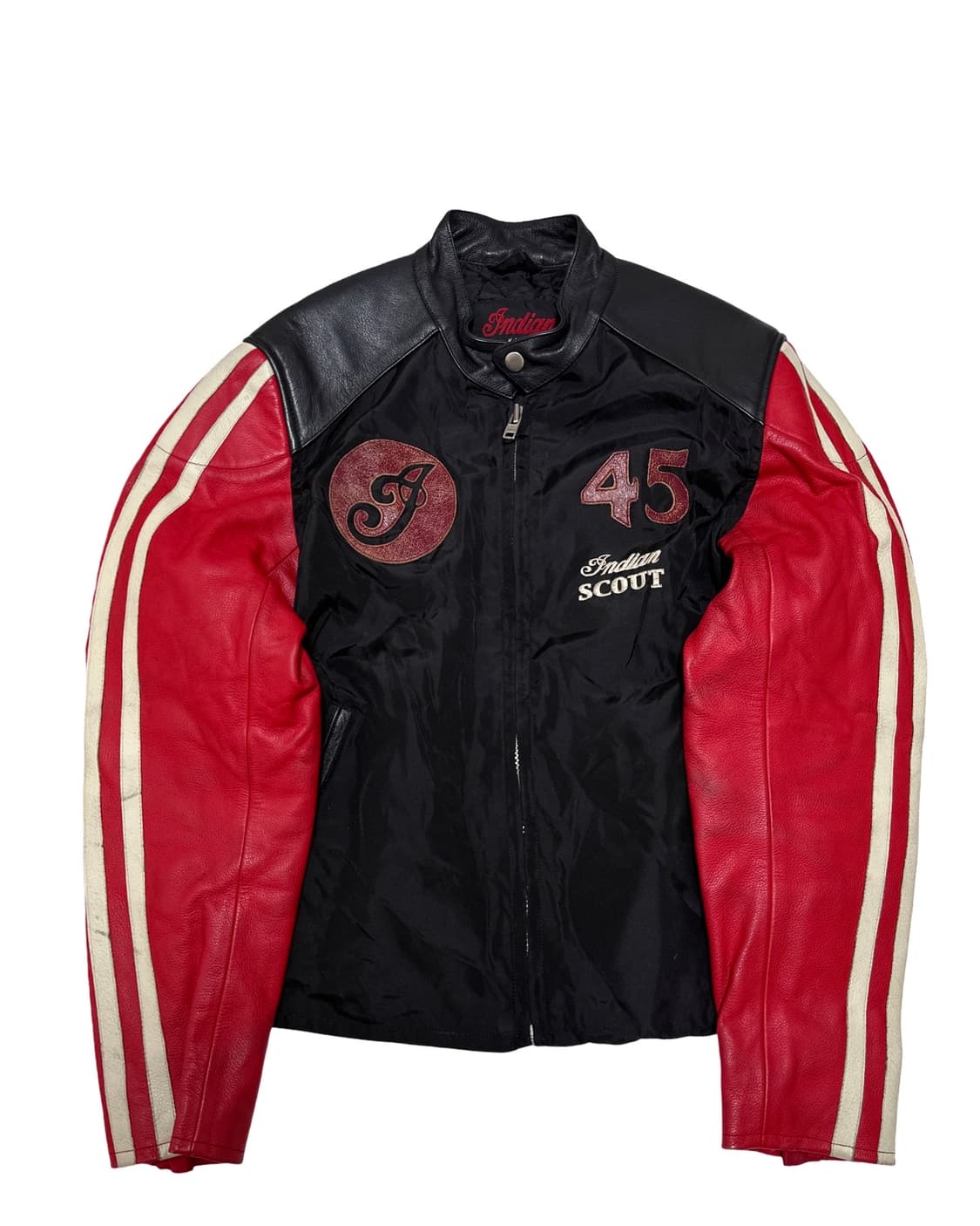 인디언 모터사이클 레더 레이싱 자켓 상품이미지1