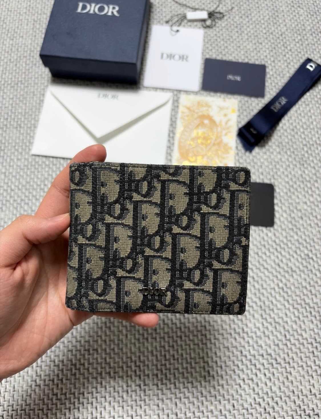 디올 오블리크 반지갑 팝니다 상품이미지2