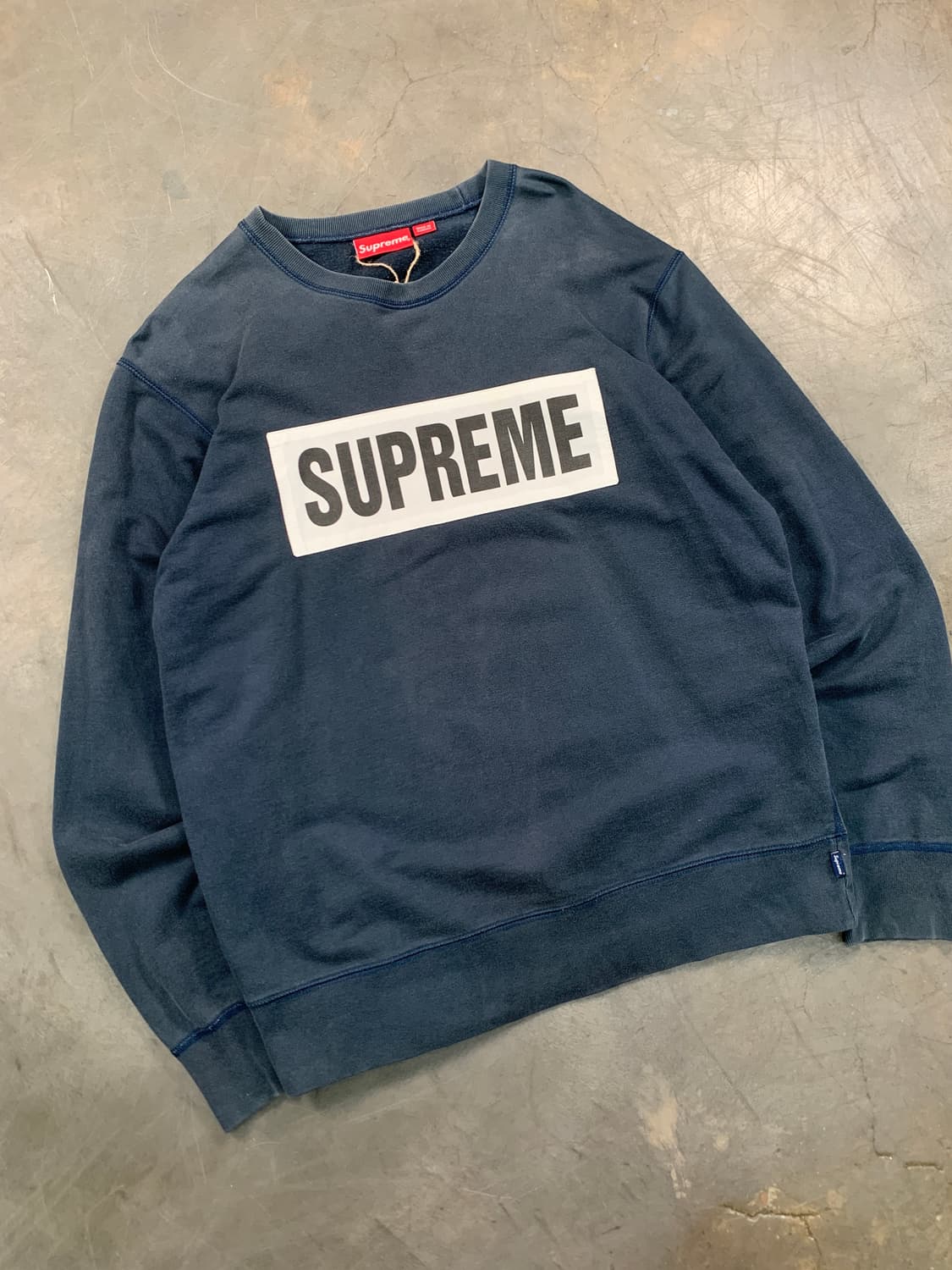 슈프림 14ss 마라톤 크루넥 스웻셔프 상품이미지2