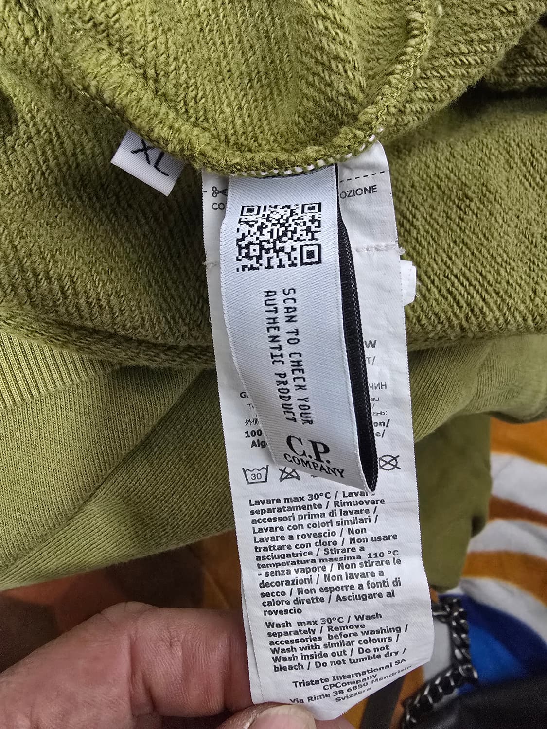 cp컴퍼니 렌즈 맨투맨 xl 상품이미지5