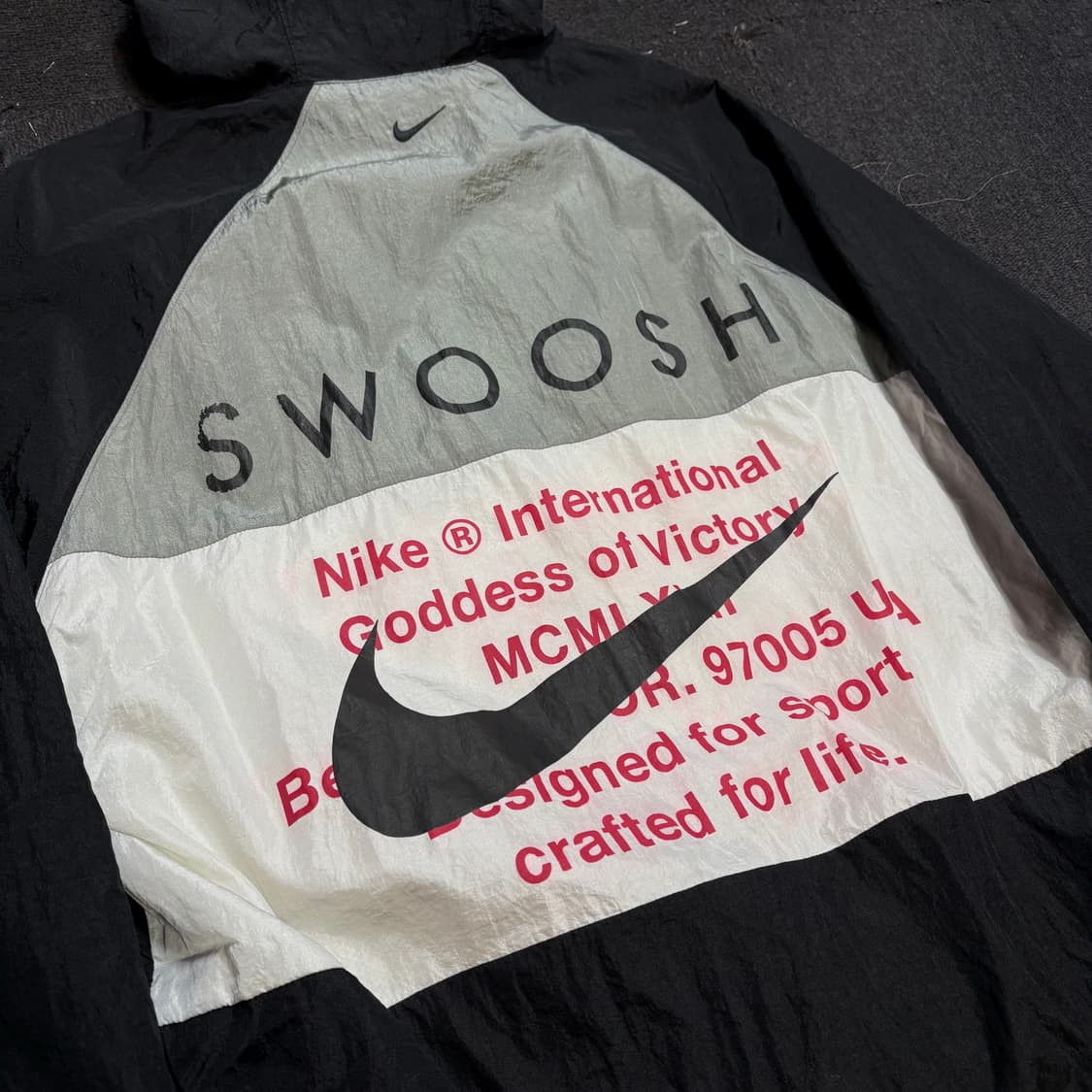 나이키 더블 스우시 바람막이 XXL 상품이미지5