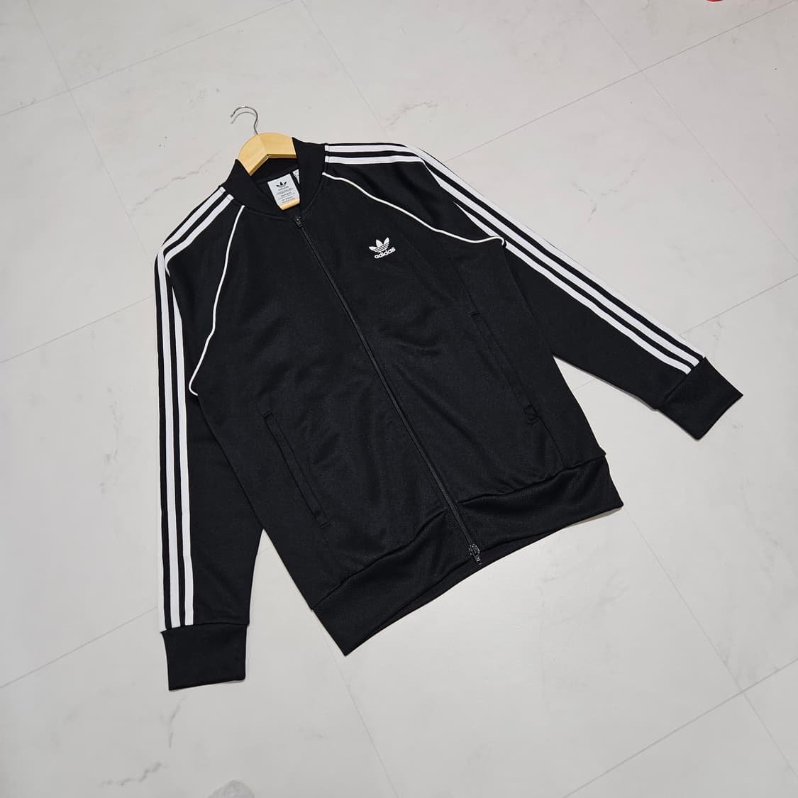 아디다스 희귀 검흰 슈퍼스타 트랙탑 져지 3XL 105-110 상품이미지1
