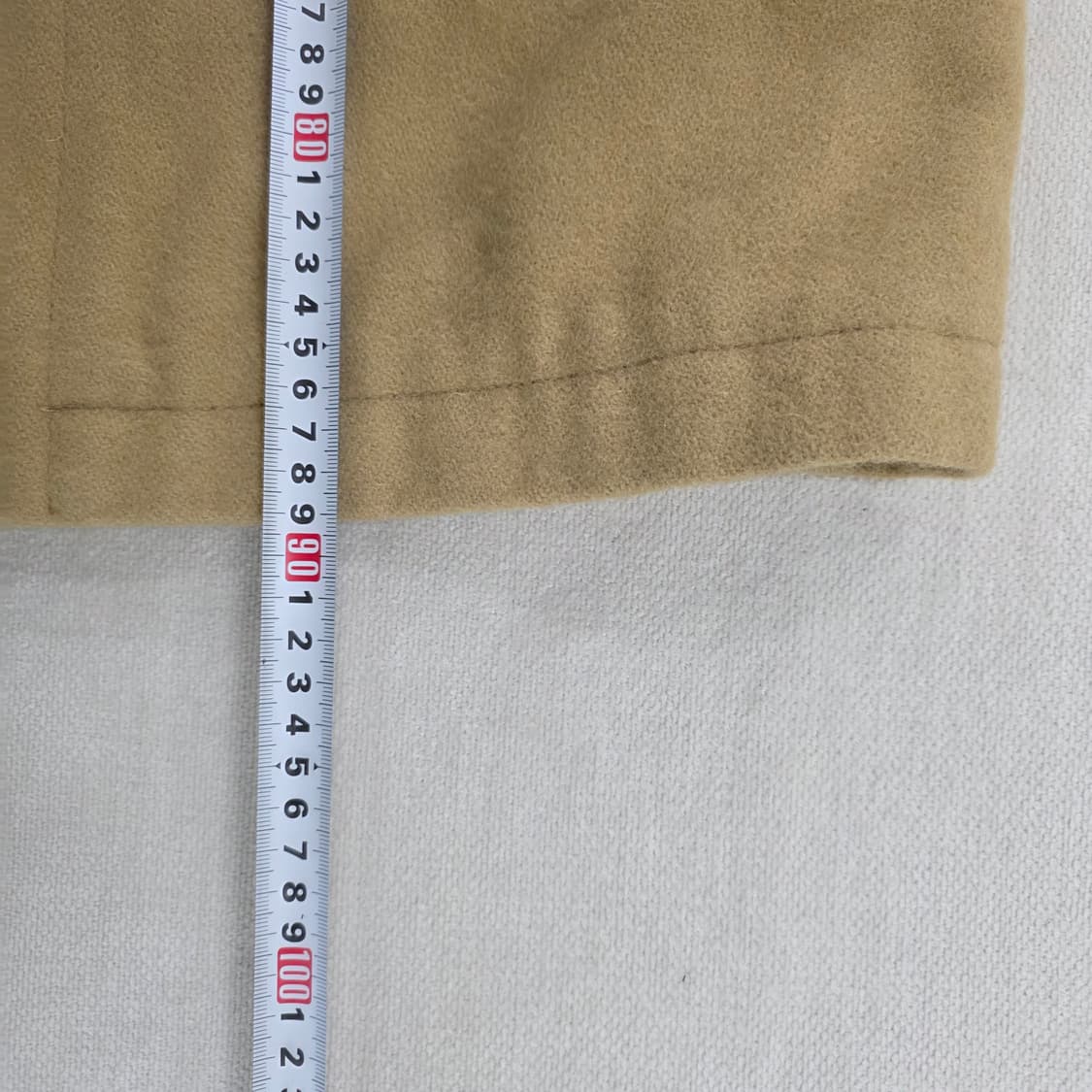 [실측] 비바스튜디오 떡볶이 후드 롱코트 0210J 상품이미지5