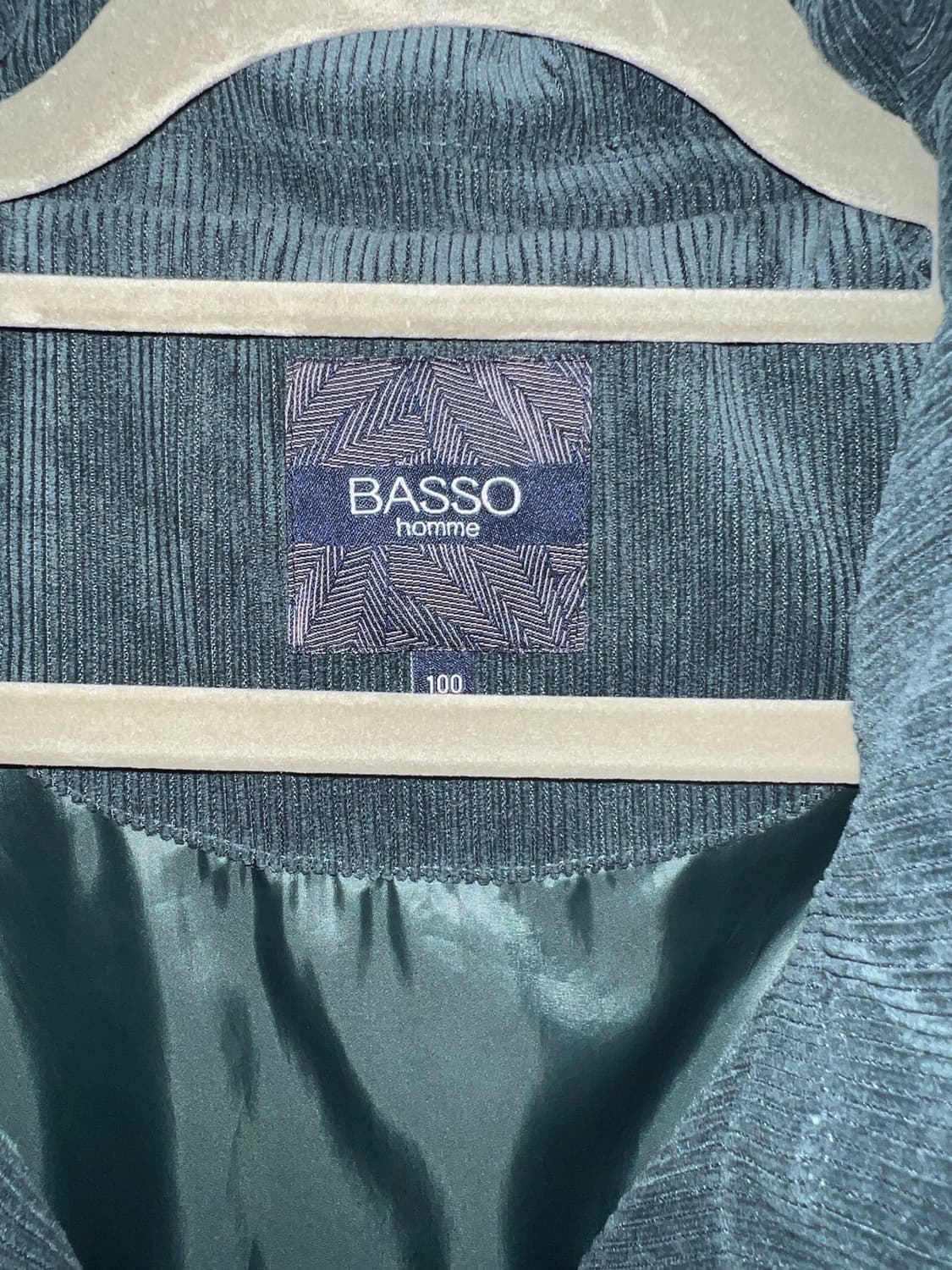 바쏘옴므 코듀로이 숏 파카 100 상품이미지3