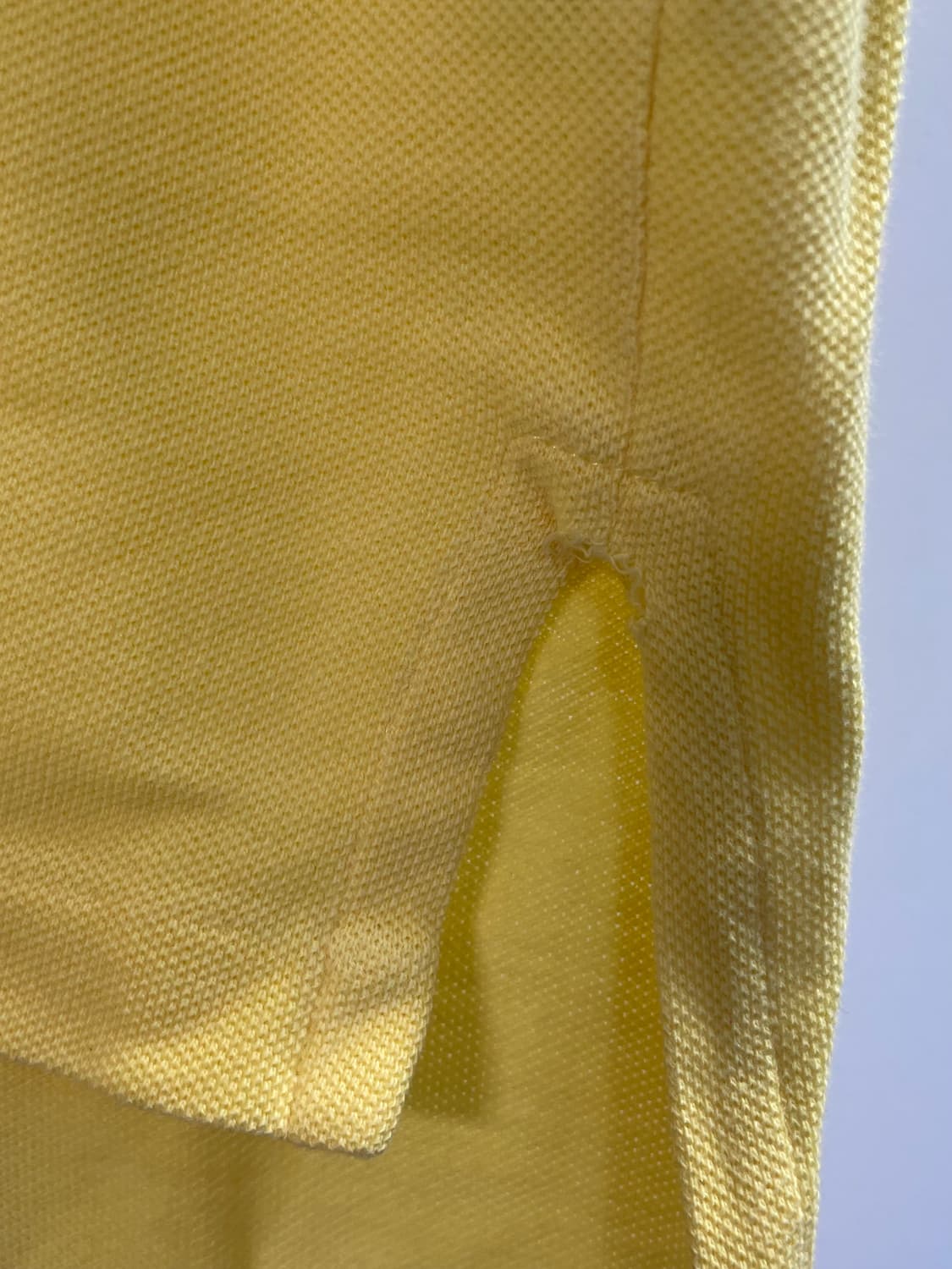 폴로 랄프로렌 빅포니 노랑 카라티 (on.640)   상품이미지6