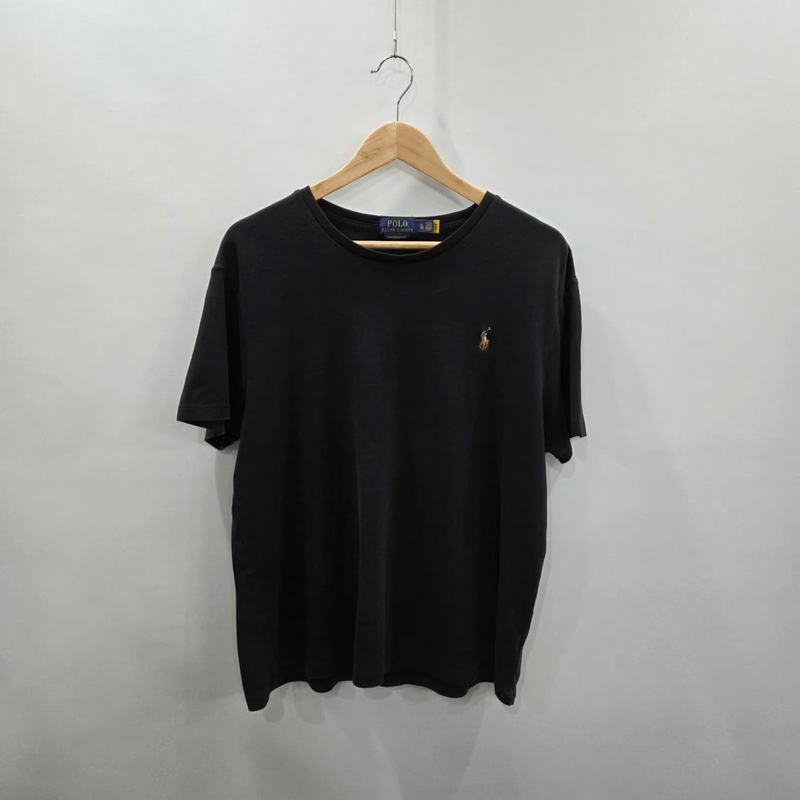 폴로랄프로렌 자수로고 반팔티 블랙 XL  상품이미지1