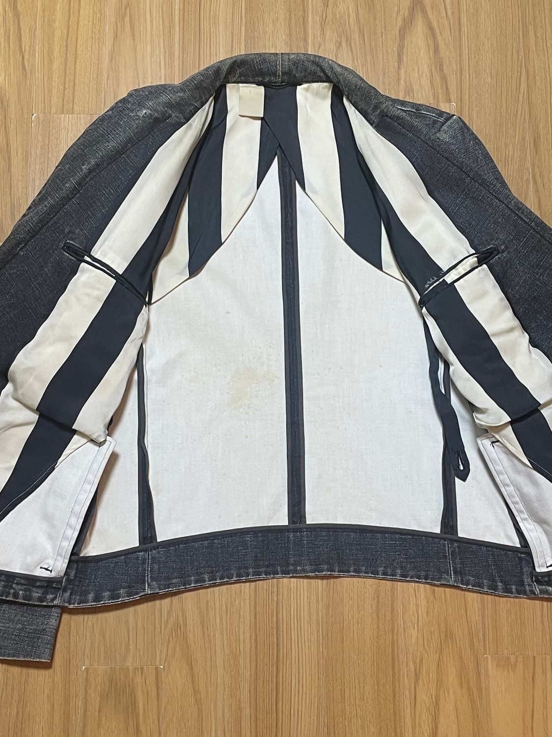 N.hoolywood 07S/S 데님 핀턱 블레이져 상품이미지7