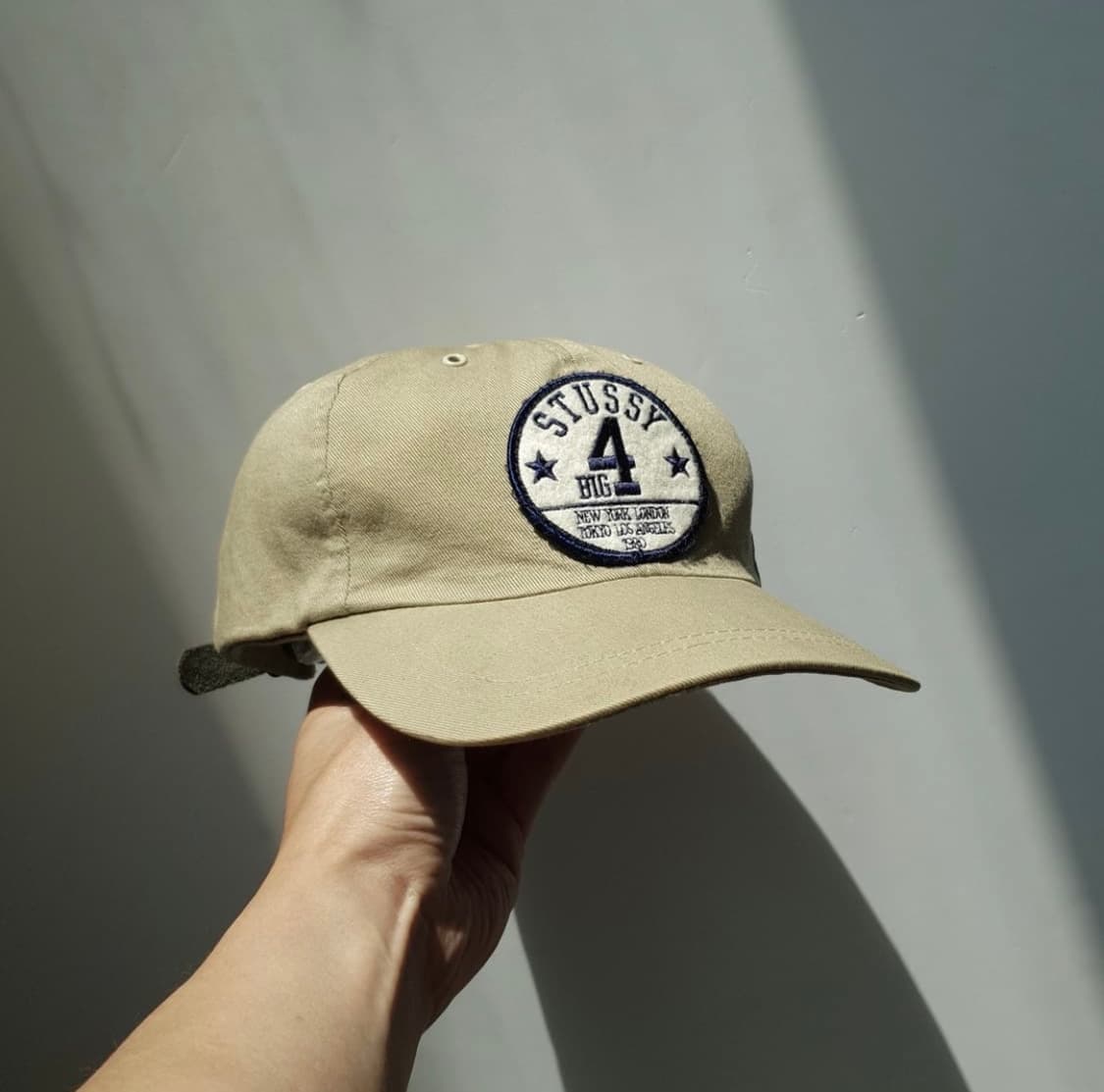 90s STUSSY pannel cap 상품이미지3