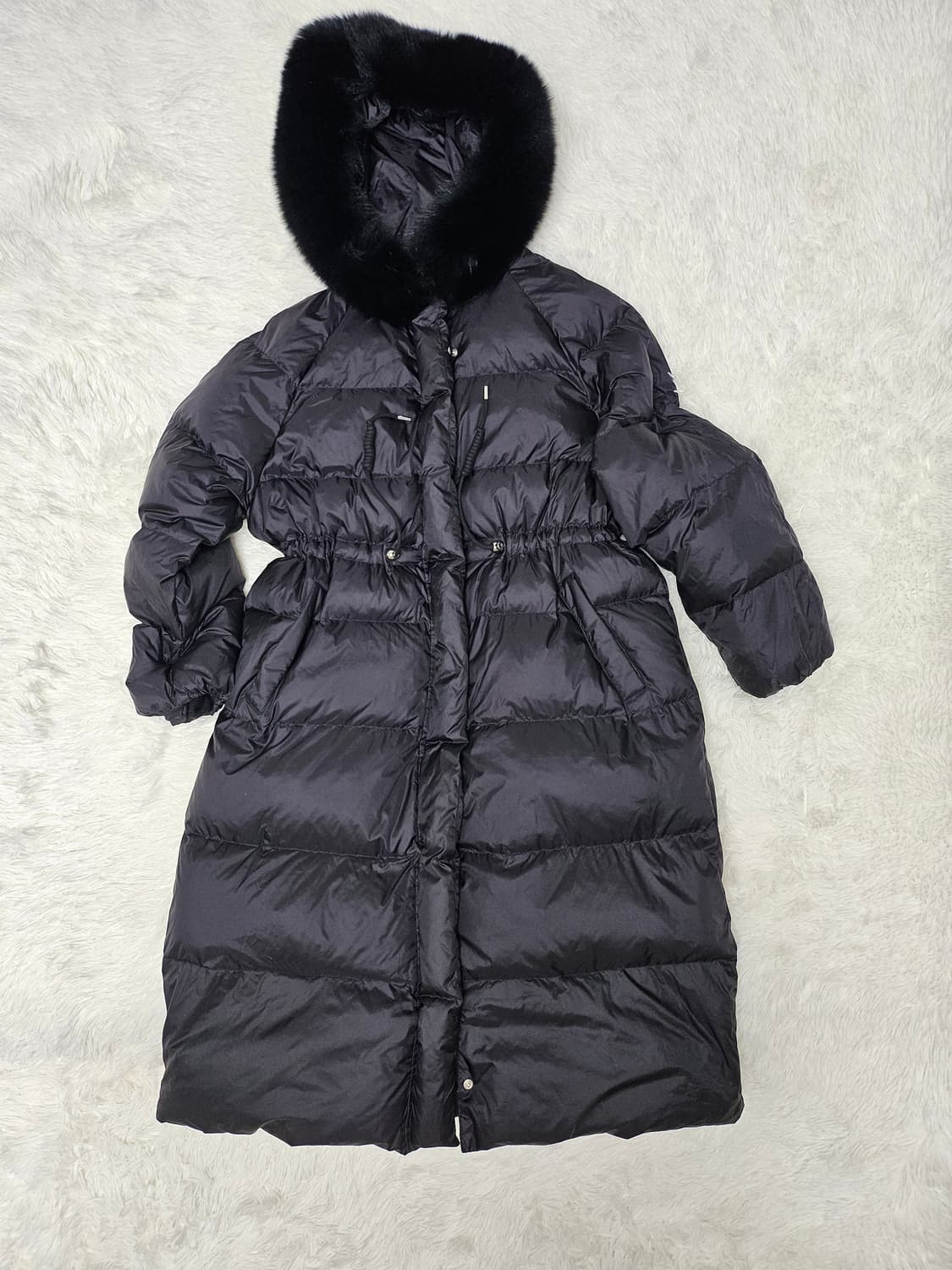 VOV 폭스 퍼 구스다운 롱 패딩 M 상품이미지1