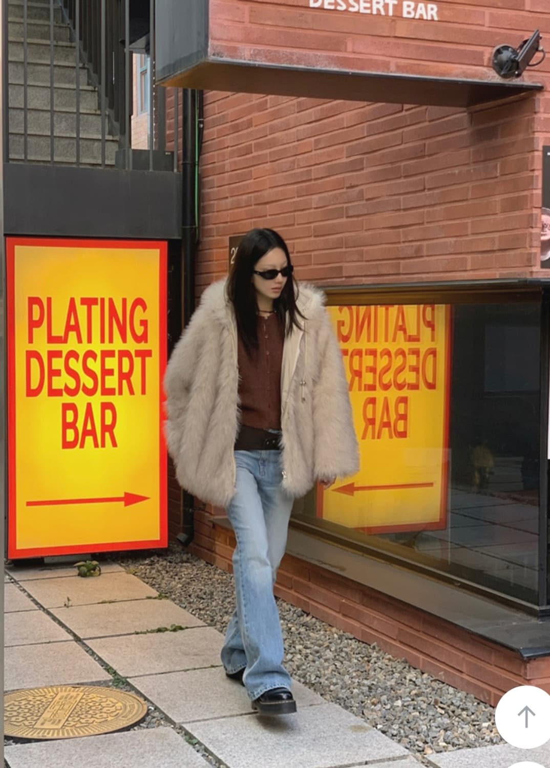 올슨 후드 퍼 자켓 (블랙,리버시블) 상품이미지4