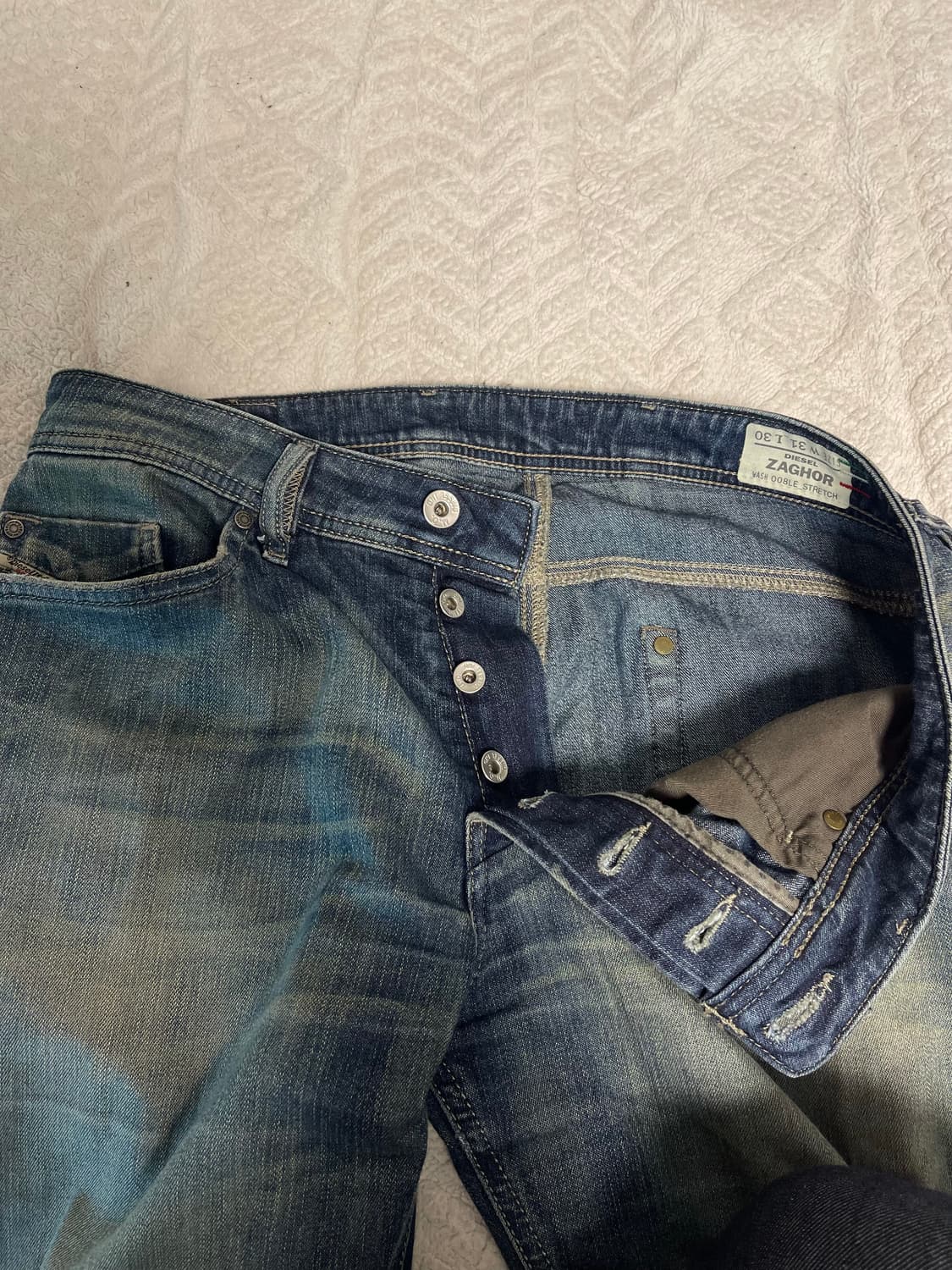 디젤(Diesel) 부츠컷 자고르(ZAGHOR) 데님청바지W31/L30 상품이미지7