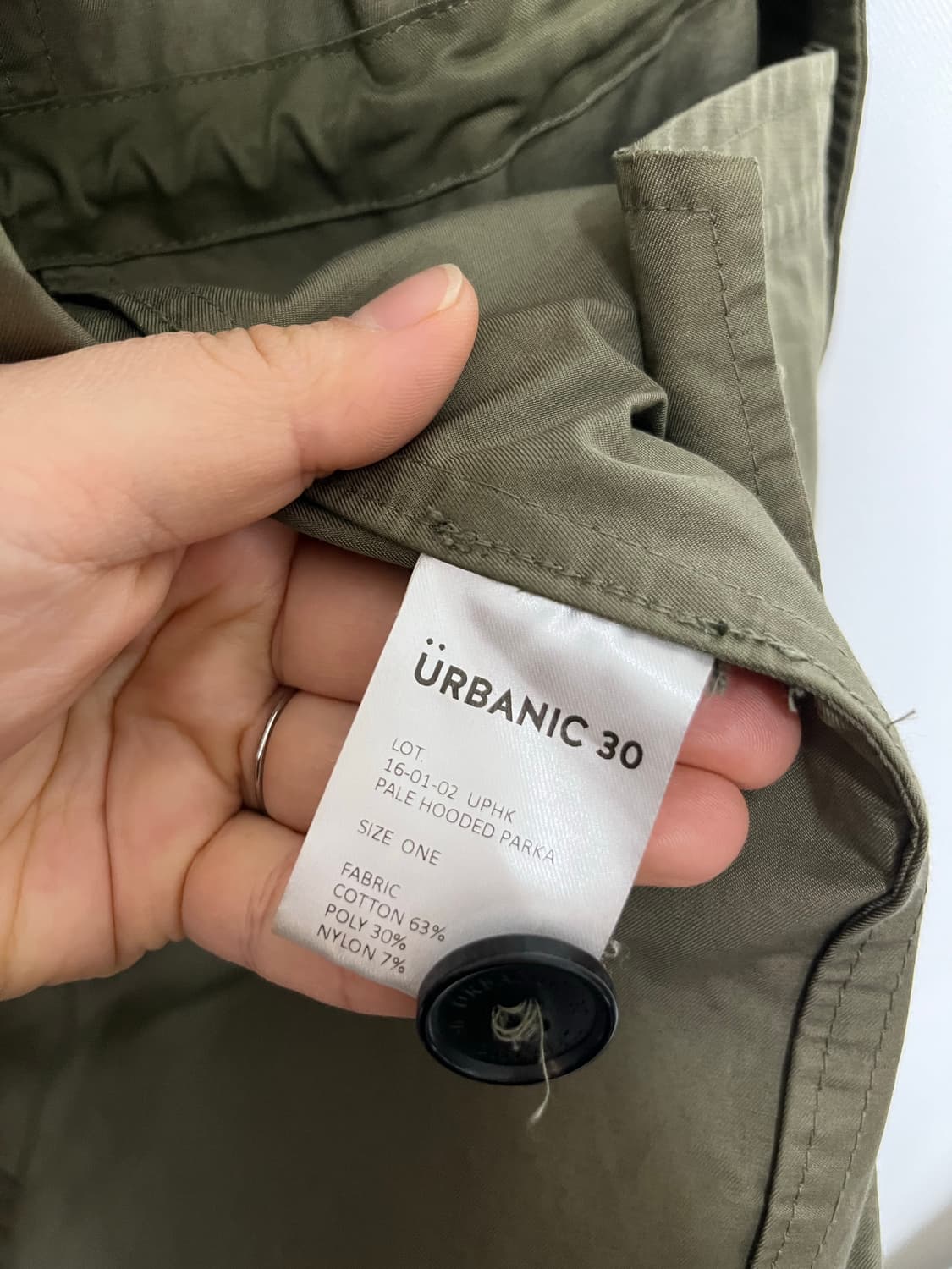 URBANIC 얼바닉30 후드 야상 자켓 카키 상품이미지3