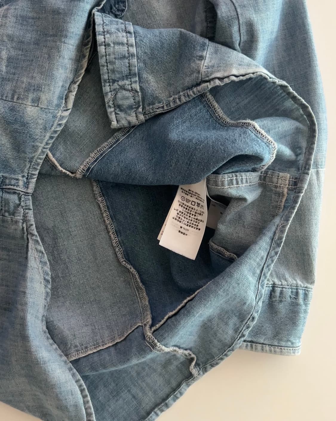 데님 앤 서플라이 랄프로렌 패치워크 데님 셔츠 S 상품이미지5