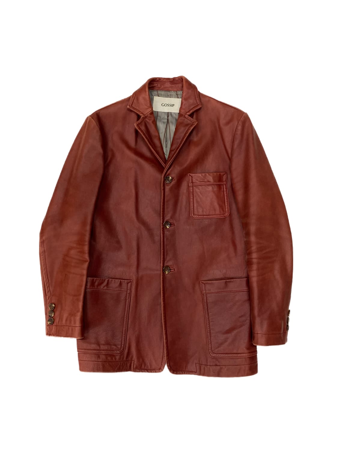 00's Gossip 소가죽 3버튼 자켓 상품이미지1