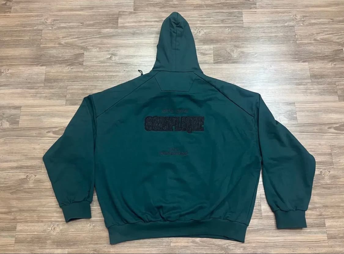 juunj 준지 오버 사이즈 후드 M (105) 다크그린 상품이미지3