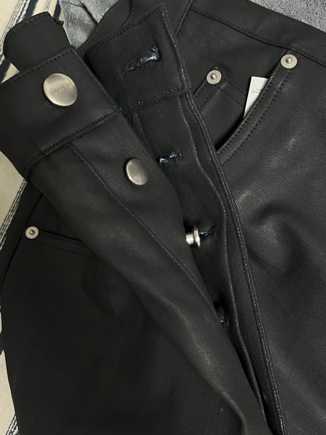 릭오웬스 24FW 포터빌 볼란 부츠컷 코티드 데님 상품이미지6