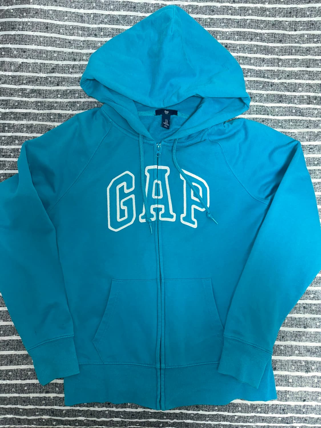 Gap 갭 청록 후드집업 상품이미지1