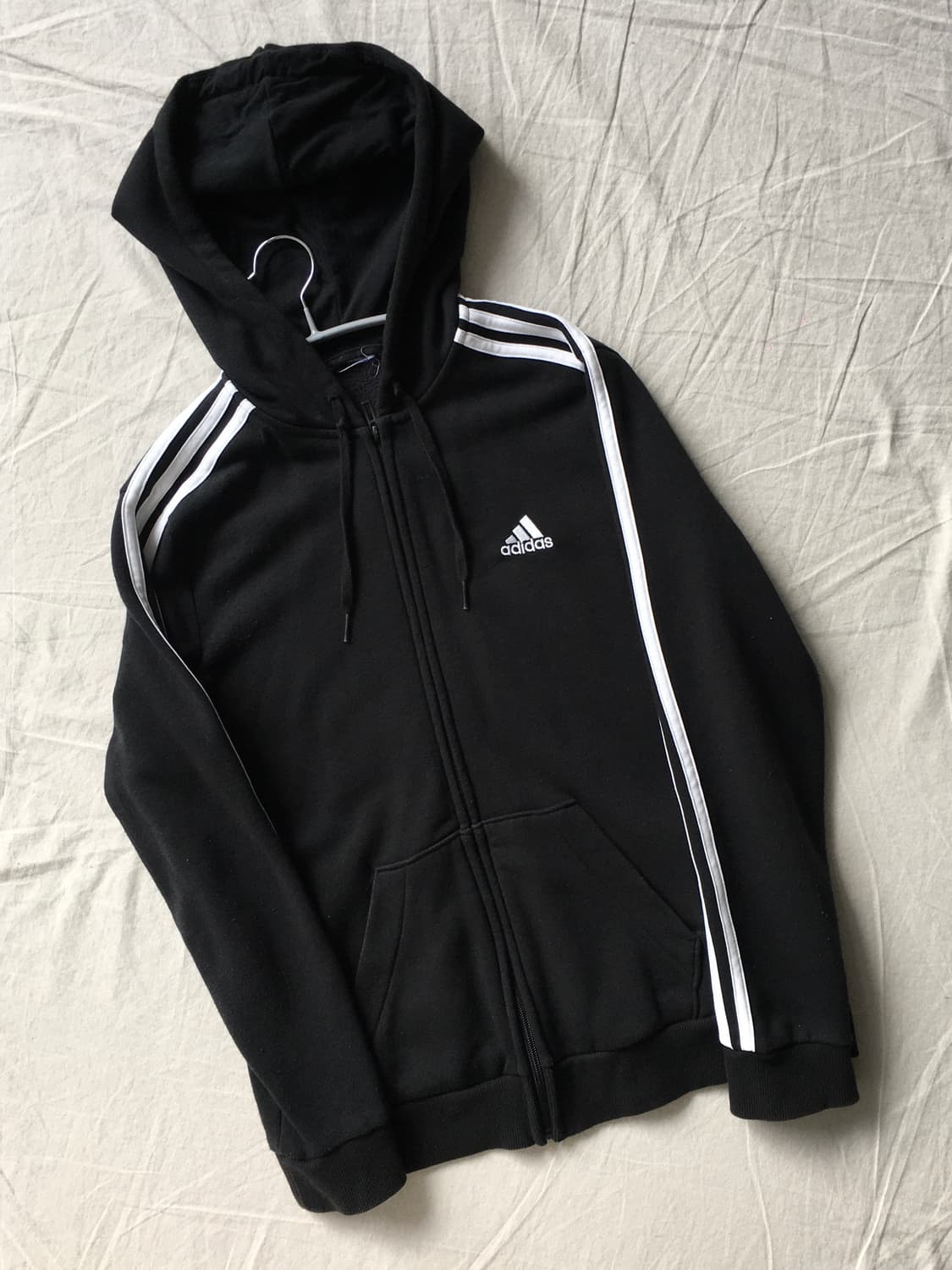 아디다스 삼선 사이드라인 후드집업 상품이미지3