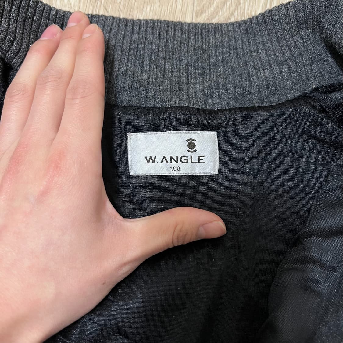 와이드앵글 여성 골프웨어 방풍 니트 자켓 L/100  상품이미지4