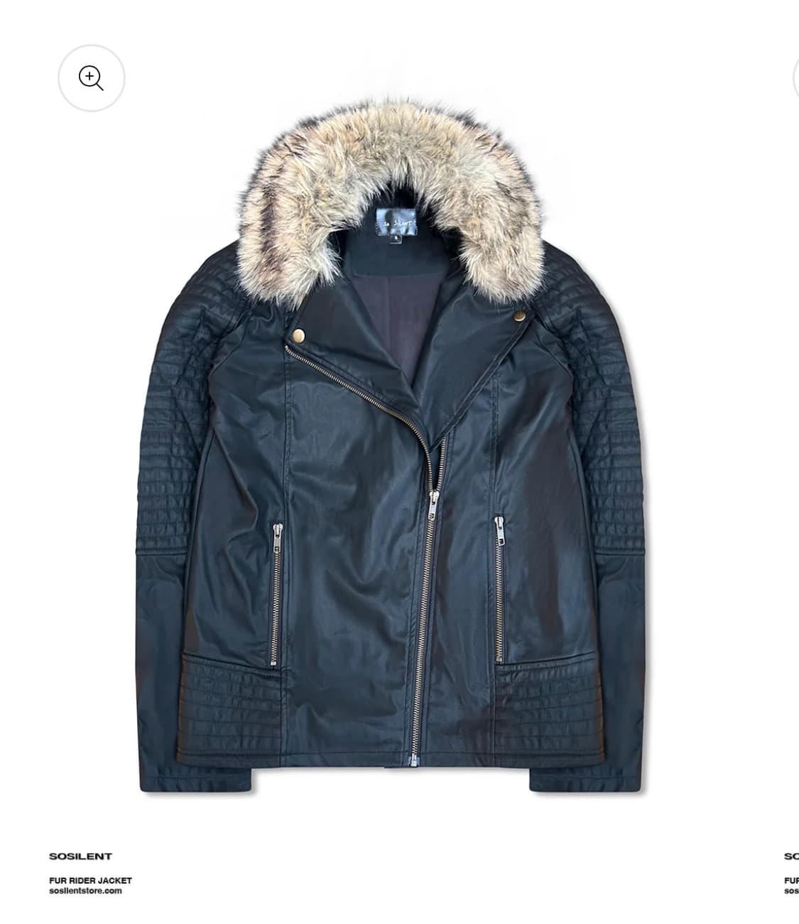 So silent Fur rider jacket 상품이미지3